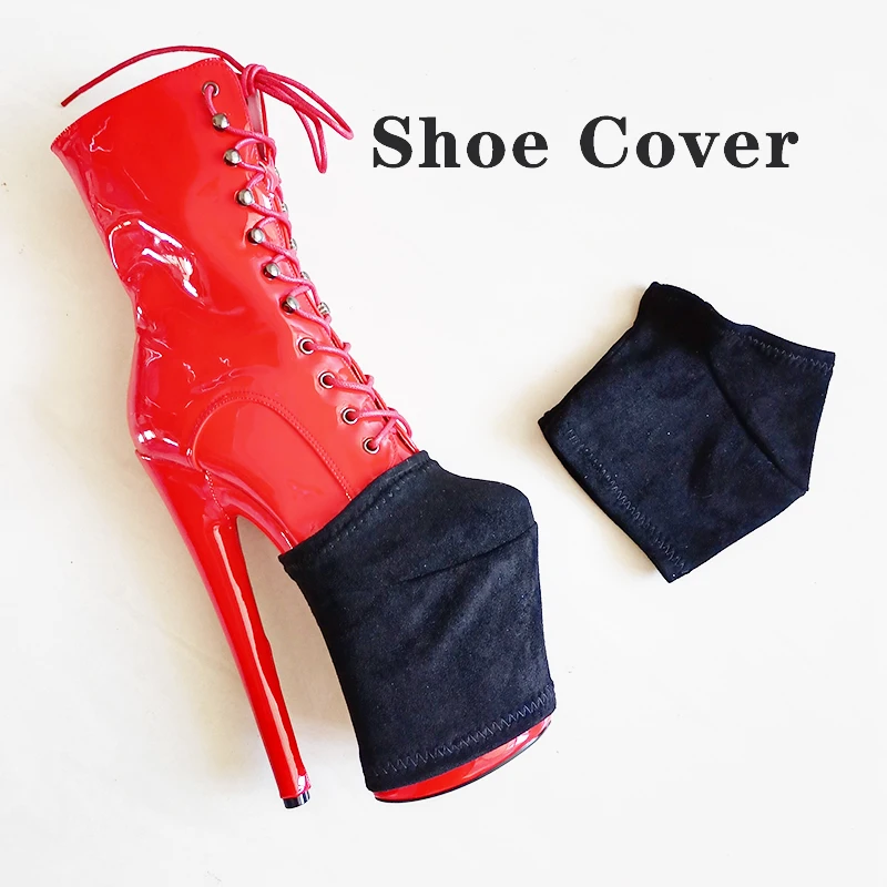 Shoes Protective Pole Dance Boots Cover High Heels Waterproof Platform Suede