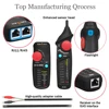 Network Cable Tracker Wire Tester MAXRINEY FTW82 Dual Mode RJ45 RJ11 Ethernet LAN Tracer Analyzer Detector Line Finder Tester 5