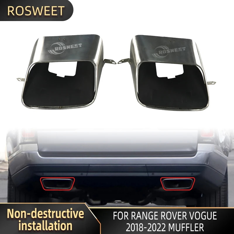 

Cars Accessories Sound Whistle Muffler For Range Rover Vogue 2018-2022 Exhaust Pipe Muffler