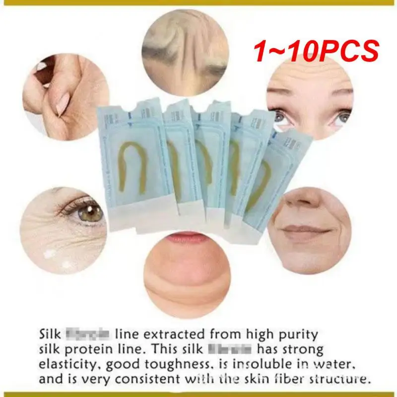 

1~10PCS No Neddle Anti Aging Thread Lifting Face Line Carved Gold Protein Skin Absored Lines Wrinkle Remove Care