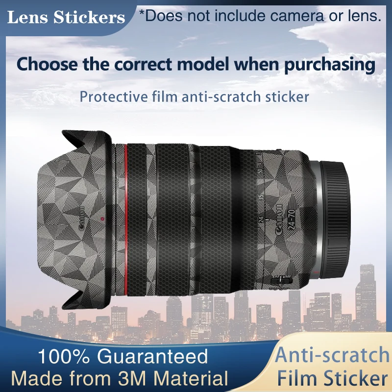Camera Lens Sticker Wrap Protective Film Body Protector Skin For Canon Rf 24-70Mm F2.8L 24-105Mm F4 24-240Mm 24-70 24-105 24-240