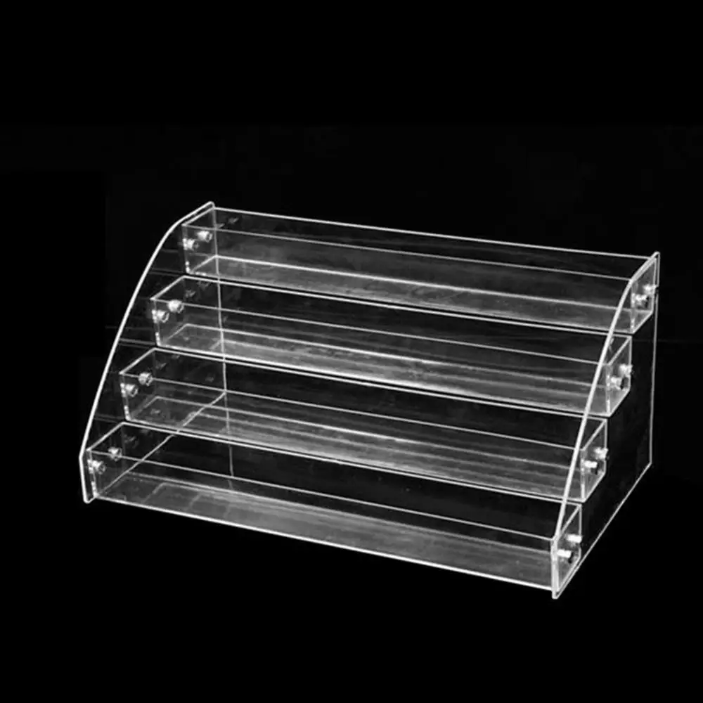 1 To 7 Tier Nail Polish Display Stand Rack Acrylic Clear Cosmetic Varnish  Nail Art Manicure Tool Organizer Plastic Storage Box - AliExpress