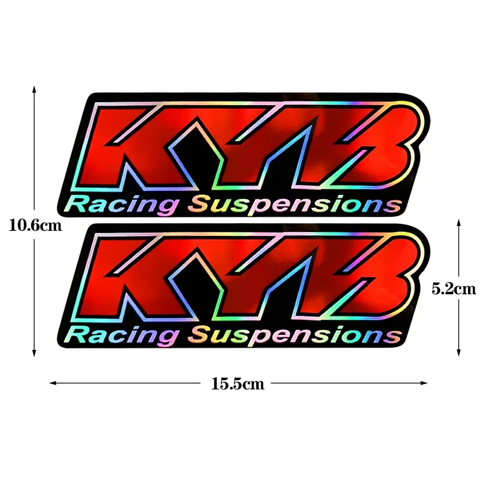 Motocross Motorcycle Stickers Fork Showa KYB WP Suspension Decal Bike Logo KTM YAMAHA Honda CBR Suzuki Kawasaki Ducati 2PCS