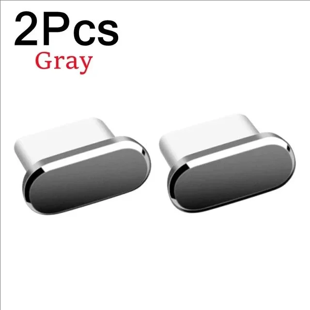 Premium Metal Dust Plug for Type-C Charge Port - Enhanced Mobile Phone Protection Cap