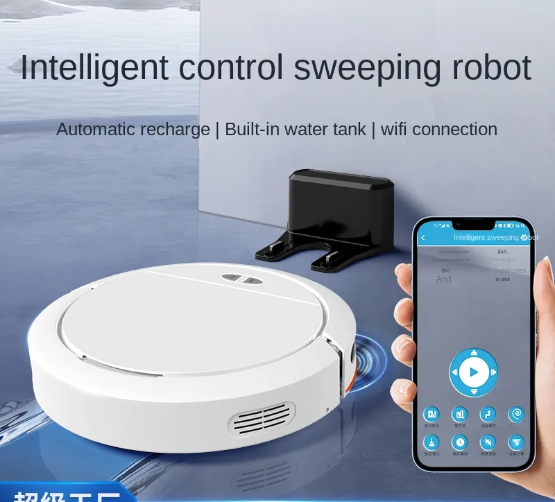 

Intelligent Sweeping Robot, Fully Automatic Household Sweeping, Suction and Dragging, Automatic Recharge with Voice App Control