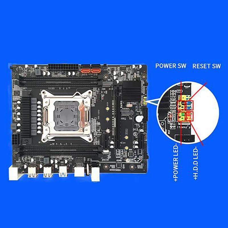 best computer motherboard for gaming X99 Motherboard Set With E5 2650 CPU LGA2011-3 Pin 4XDDR4 REG ECC Memory USB3.0 M.2 NVME SATA3.0 For Xeon E5 V3 V4 CPU most powerful motherboard