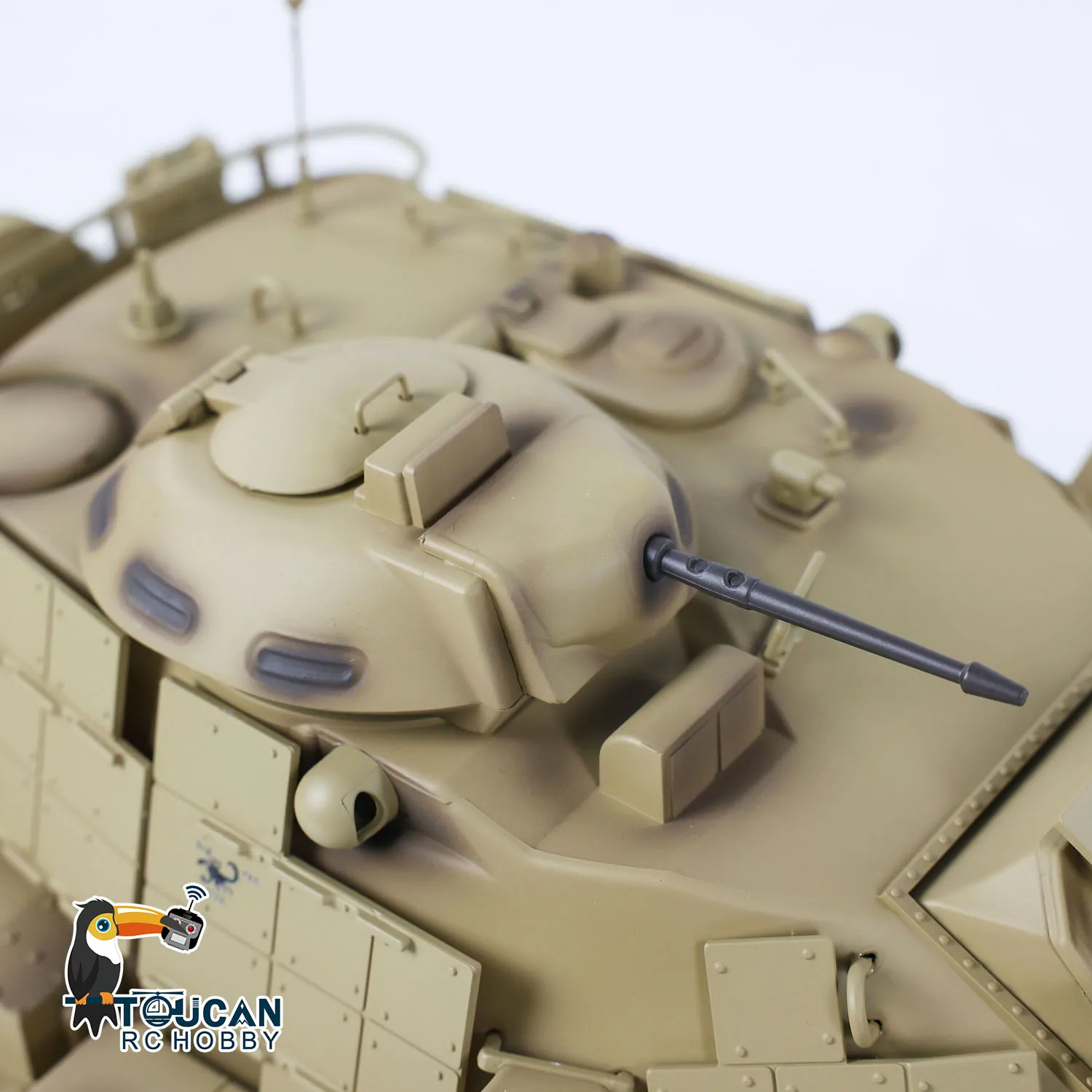 M60A1 ERA USA RC 1/16 Battle Tank Tongde Model Remote Control Tanks Model 320-degree Turret Rotation Sound Toy TH23289 5