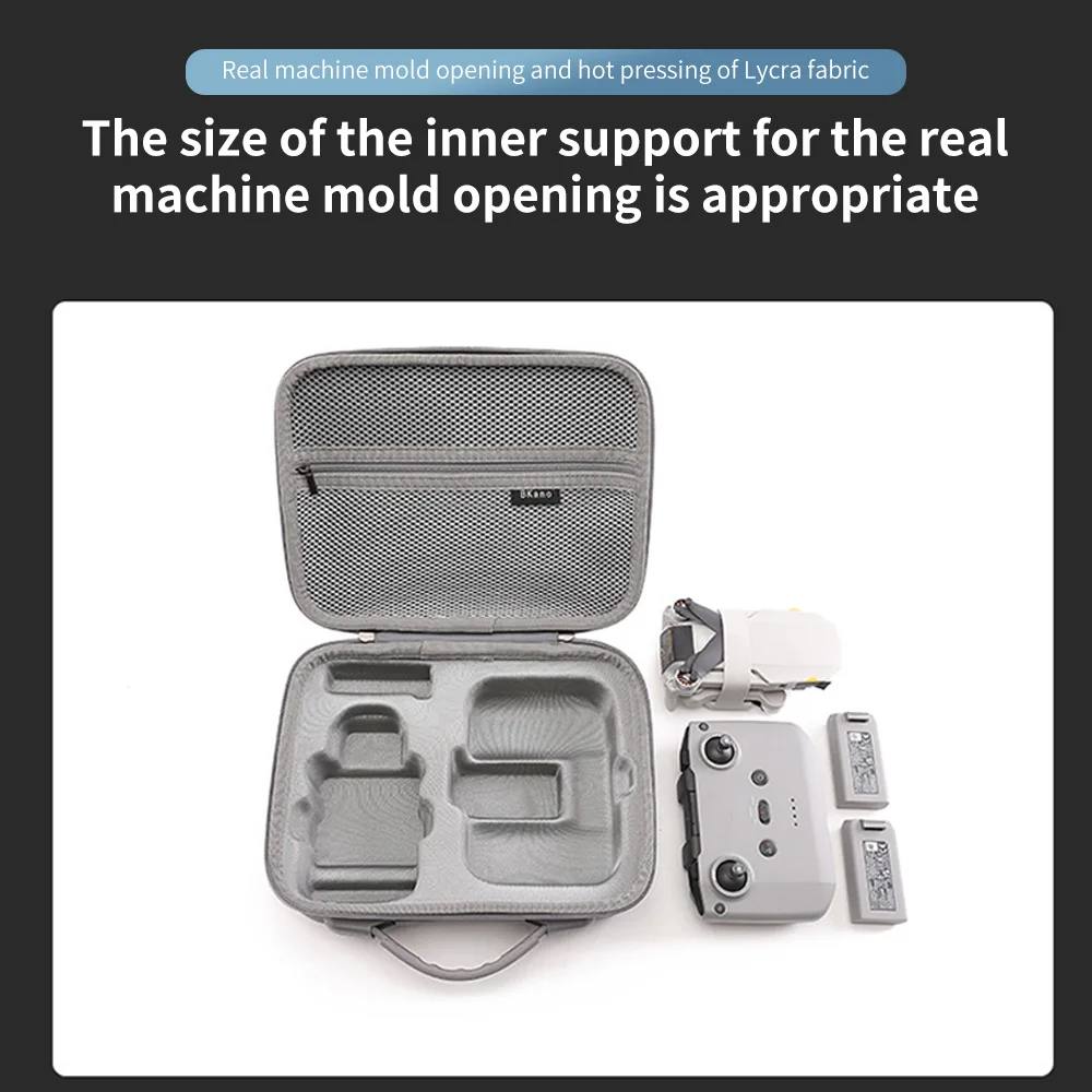 Sac de transport rigide pour DJI Mini 4K, Mini 2SE, Mini 2, poignée de transport et fermeture éclair robuste