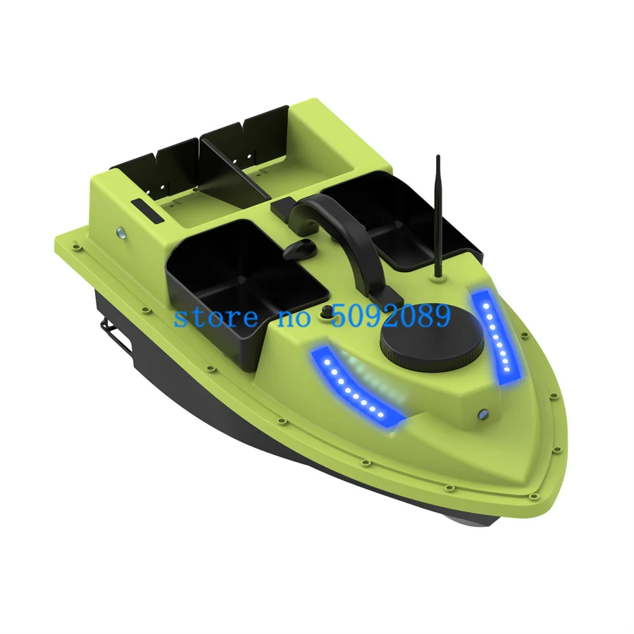 Outdoor 4Hopper 99 GPS Bei Dou Points RC Bait Boat 3KG Load 600M LED Lighting Sonar Fish Exploration Remote Control Fishing Boat 6