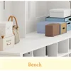 Hall Tree with Bench and Shoe Storage, Multi-Purpose Entryway Bench with Coat Rack, Adjustable Shelves, Shoe Rack 5