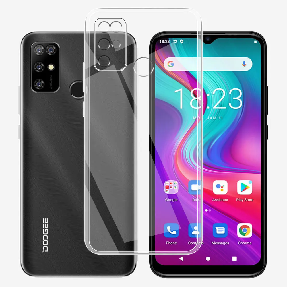 Для Doogee X96 Pro Чехол прозрачный силиконовый мягкий чехол из ТПУ Для Doogee X96 Pro Funda Ультратонкий чехол Для Doogee X96 Pro Shell