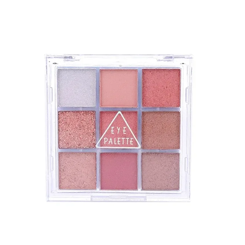 Eye Shadow 9 Color Make Up Palette Matte Shimmer Glitter Beauty Cosmetics Tools Earth