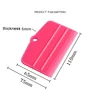 1Pc Car Silicone Squeegee Mini Soft Vinyl Scraper Window Tint Film Squeegee for Car Vinyl Wrap Windshield Glass Water Wiper 3