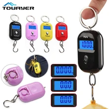 

25Kg x 5g Portable Digital Hanging Scale Mini Electronic Luggage Hook Scale LCD Backlight Display Keychain Hook Electronic Scale
