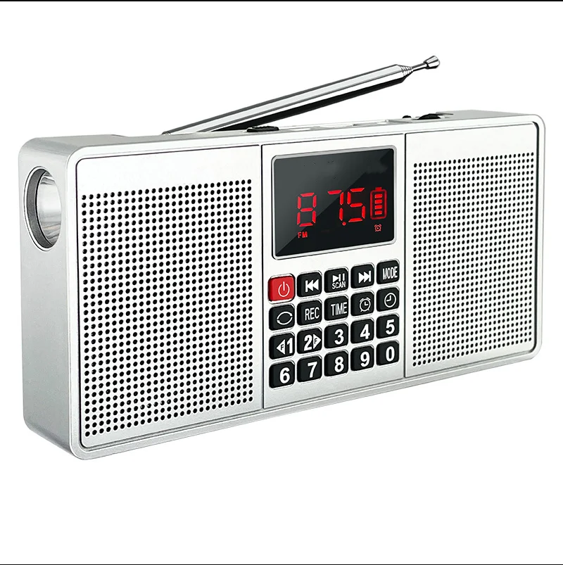 Blaster DAB Radio altavoz Bluetooth portátil, Radio: DAB / DAB+ / FM, Bluetooth, AUX-In, altavoz estéreo de banda completa, pantalla LCD, alarma / despertador, móvil / portátil