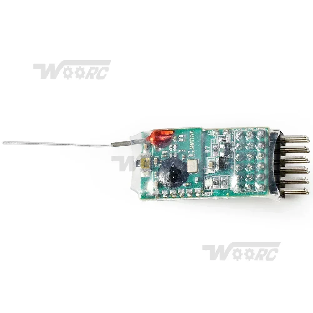 DUMBORC X6 RC-zender met ingebouwde X6FG gyro voor laag stroomverbruik, radiobesturing en buiten controle, afstandsbediening voor auto/boot/tank