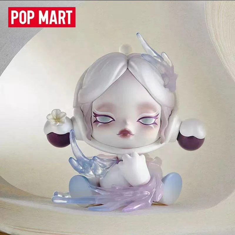  POP MART 스컬판다 잉크 매화 시리즈 블라인드 박스 귀여운 애니메이션 액션 피규어 미스터리 서프라이즈 인형 소녀 선물