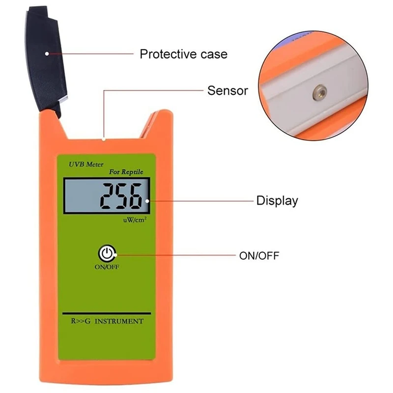 0-1999Uw/Cm2 UVB Meter UV Illuminometer for Reptile