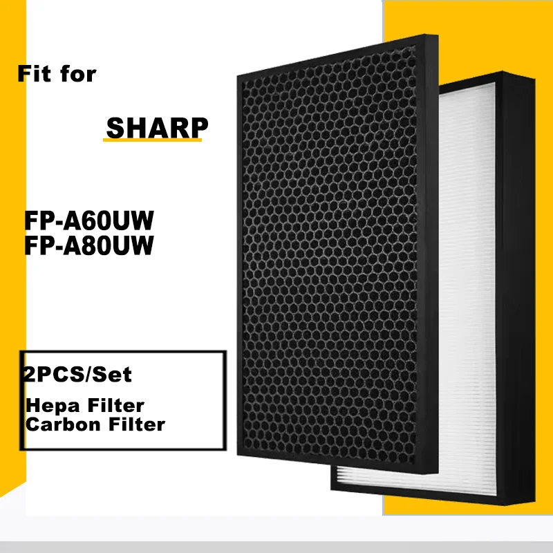 

FZ-A80SFE FZ-A60HFU/ FZ-A80HFU FZ-A60DFU/ FZ-A80DFU Replacement filters for Sharp Air Purifier FP-A60UW FP-A80UW
