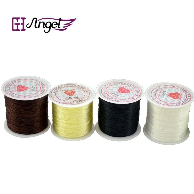 Angels 2rolls 80m DIY Stretch Elastic Crystal Thread/Cord/Wire for String Jewelery Necklace Bracelet Craft Making Beading