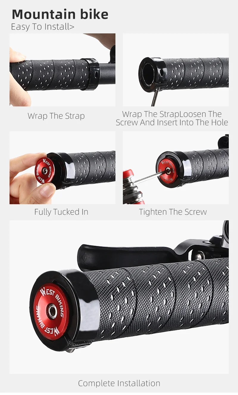 WEST RADFAHREN MTB Rennrad Lenker Endstopfen Aluminium Legierung Griff Bar End Kappe BMX Bike Grip Multi-farbe Abdeckung fahrrad Zugriffs – Detail 13
