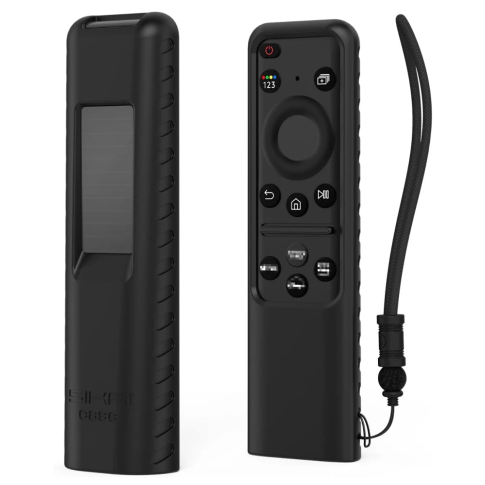 Silicone Case for Samsung SolarCell TM2360E BN59-01432A TM2361E BN59-01439A Smart TV Remote Anit-Lost with Lanyard