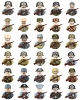 40 Pcs/Lot WW2 military characters WWII soldiers army building blocks assembling bricks national army weapons toys for children 3