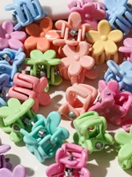 50Pcs Flower Hair Clips Multi color Mini Cute Hair Styling Accessories for Girls and Women Birthday Gifts,10 Colors at Least - Image 4
