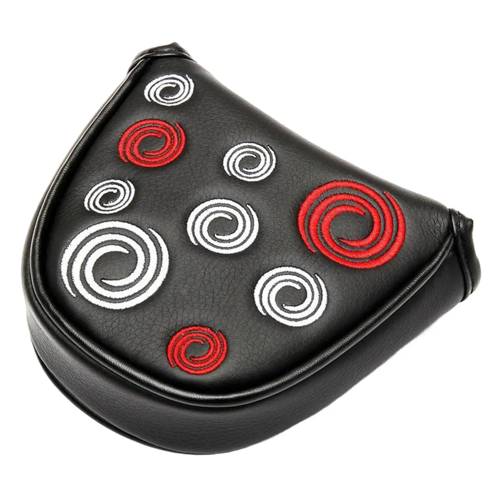 Mallet Putter Cover Odyssey Horse Iron Cover Set Magnetic Utility Head Cover Golf Supplies Closure Half Round Golf  PU Headcover 5