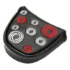 Mallet Putter Cover Odyssey Horse Iron Cover Set Magnetic Utility Head Cover Golf Supplies Closure Half Round Golf  PU Headcover 5