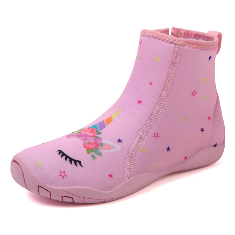 Barefoot Shoes Kids High Top Aqua Sneaker Quick-drying Water Sock Summer Seaside Swimming Sandal Beach Slippers Surfing Footwear
