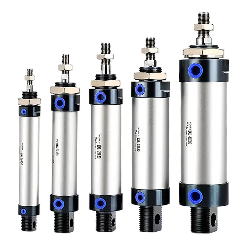 MAL 16/20/25/32/40 Bore Air กระบอกสูบนิวเมติกจังหวะ 25 มม.ถึง 500 มม.Double Acting MAL MINI กระบอกลูกสูบเดี่ยว 1