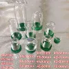 30X Mini Glass Cloche Dome Container With Green Base Terrarium DIY Glass Display Domes For Decor Tabletop Garden Wedding Office 5