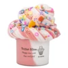 70ml DIY Fluffy Bicolor Slime Butter Slime Kit with Lollipop & Ice Cream Charms - Fun Christmas Gift Party Favor for Boys Girls 5