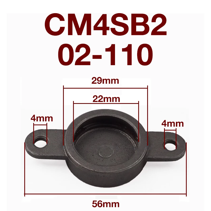 CM4SB2 Cutting Machine Bearing Block for Hitachi 02-110 Marble Machine Front Cover Rear Bearing Block Replacement printer silicone sock fits mk7 mk8 mk10 aluminum j head hotend extruder heater block cover for cr 10 ender3