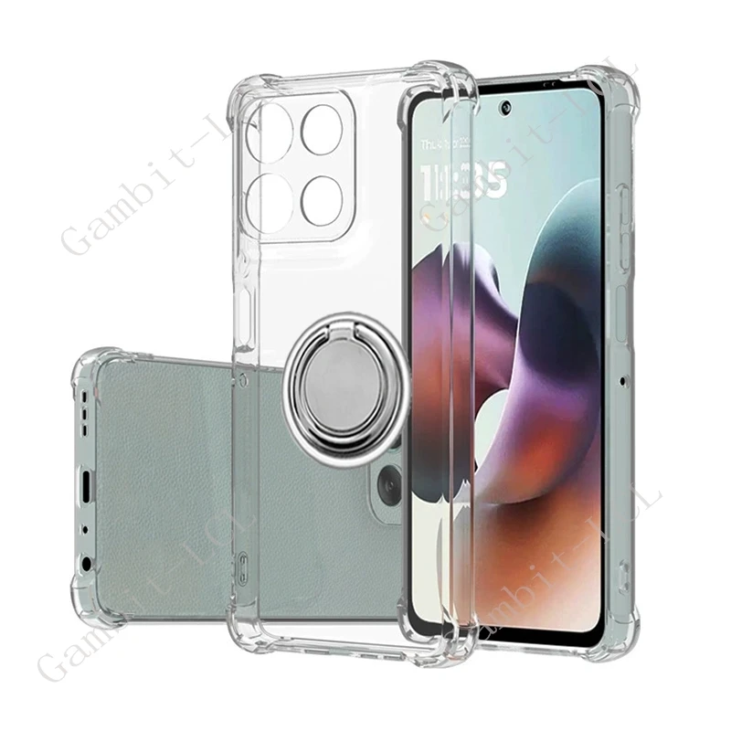 Universal Back Ring Holder Bracket Phone Case with TPU Soft Cover