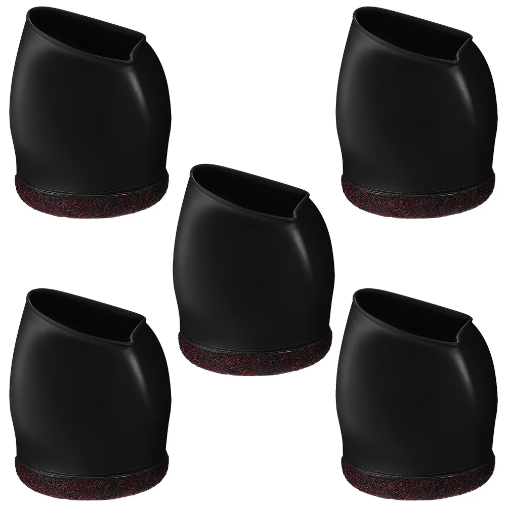 

5pcs Caster Covers Furniture Caster Protectors Furniture Foot Covers Chair Leg Protectors