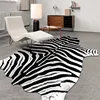 Irregular Faux Cowhide Carpets for Living Room Light Luxury Lounge Rug Thicker Bedroom Decor Anti-slip Mat Home Plush Carpet 3