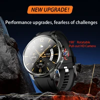 H99 5G Android 10.0 Smart Watch Men 1.95 inch 720*720 Larger Amoled Screen Rotating Camera GPS WIFI Play Game Music Smartwatch