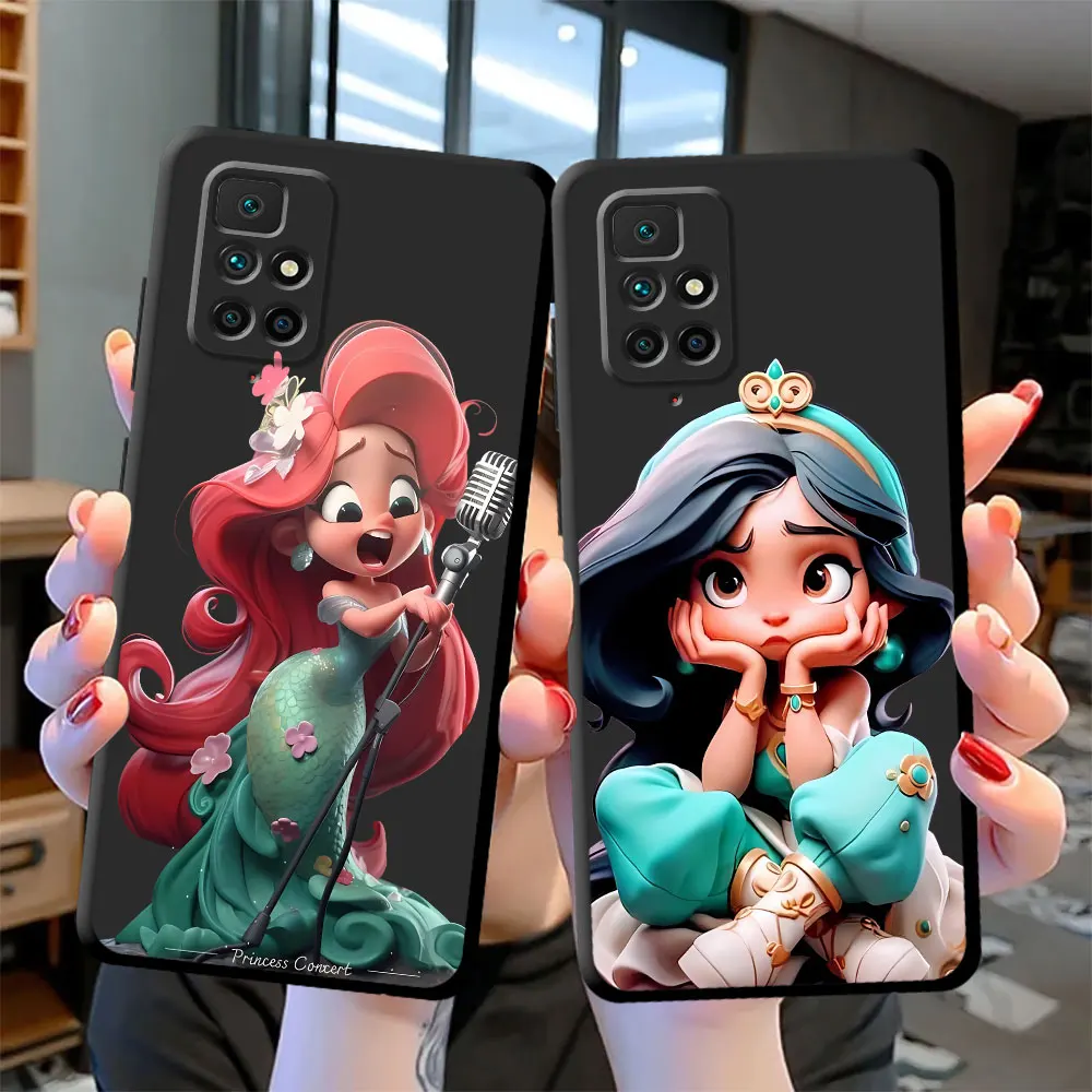 Custodia Morbida In Tpu Disney Princess Jasmine Cover Per Xiaomi Mi 11T 10T 12 12T Pro 11 Lite 5G A2 Lite 9 Se Cc9 13 Ultra Note 10 9T