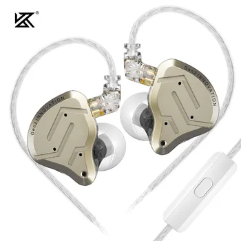 KZ ZSN Pro 2 Hybrid Drive 1BA+1DD In Ear Metal Earphones HIFI Bass Headset Monitor Earbuds Sport Noise Cancelling Headphone 9