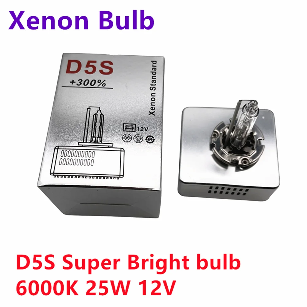 1/2PCS D5S New 6000K 25W 12V D5S Xenon HID Bulb Headlight High bright Super Bright bulb Car Accessries Part hid xenon headlight bulb car headlight bulbs