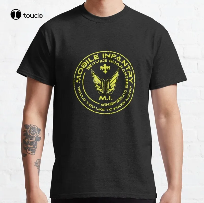 

Starship Troopers Mobile Infantry Patch Classic Classic T-Shirt Cotton Tee Shirt Fashion Tshirt Summer Women Shirts Xs-5Xl