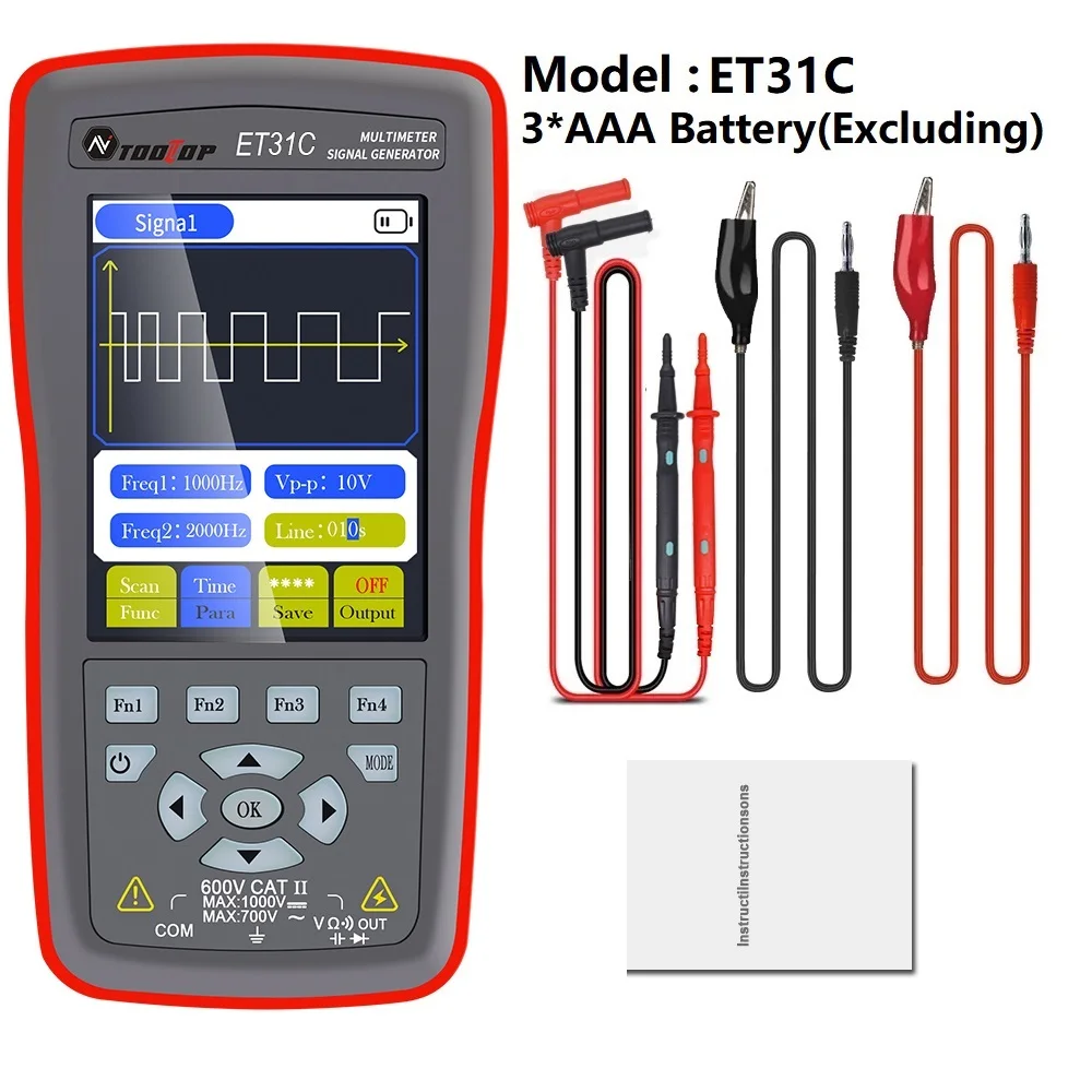 はなてん様　確認用 TOOLTOP Car Signal Generator Multimeter 9999Hz -12V~+12V PWM