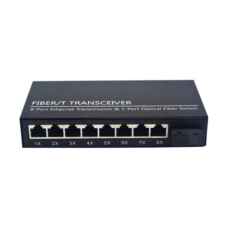 1-Optical-8-Electric-1000Mbps-Gigabit-Optical-Fiber-Optic-Transceiver ...