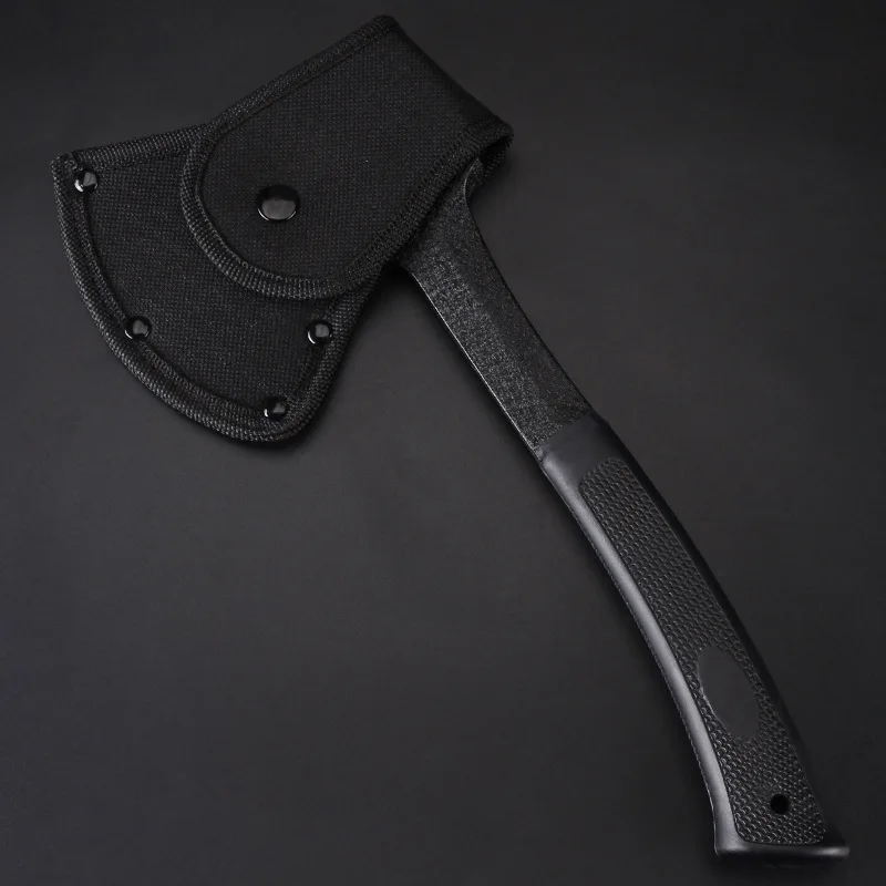 Practical Axe for Outdoor Campsite Axe, High Hardness Fire Fighting Axe, Easy to Carry Chopstick Hammer Axe 4