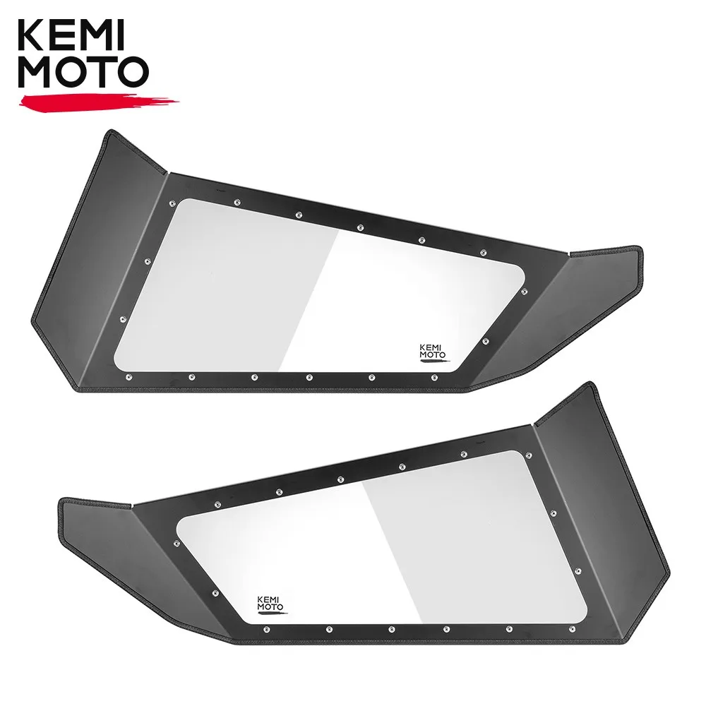 

Compatible with Can-am Maverick X3 Max Turbo R XDS 2/4 Doors 2017-2024 KEMIMOTO UTV Clear Plastic Lower Door Insert Panels