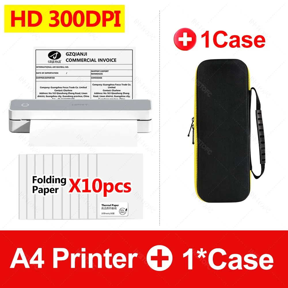 HPRT MT610 ポータブルプリンター ワイヤレス　新品未使用 楽天市場】【限定クーポンあり】モバイルプリンター A4 感熱紙