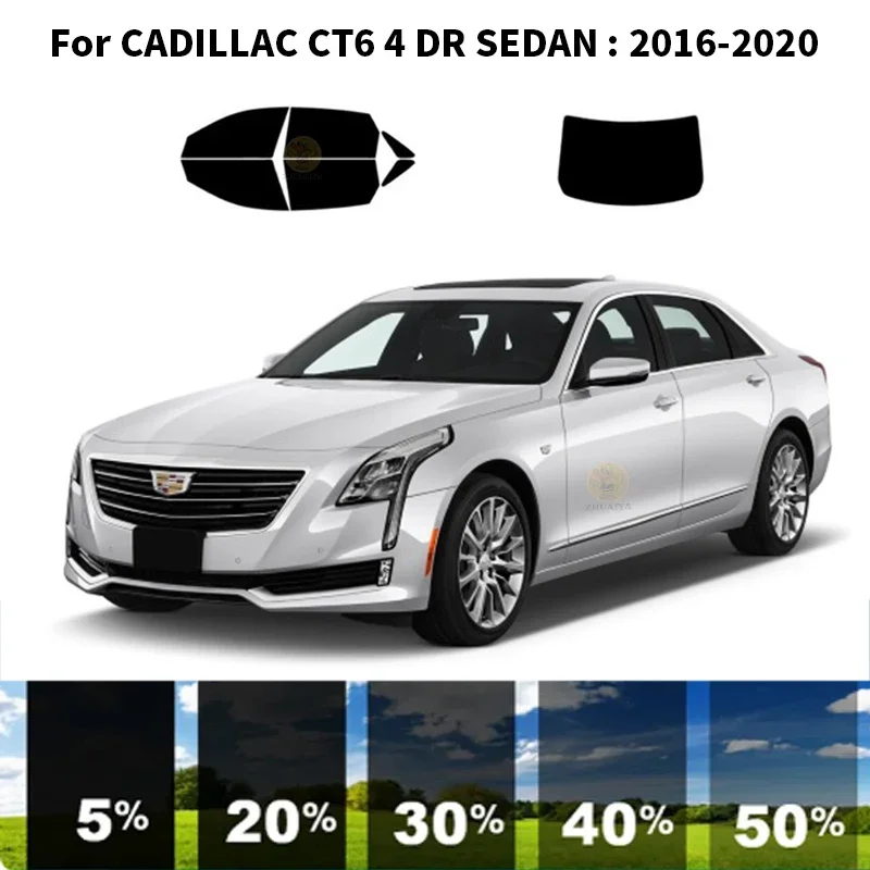 

Precut nanoceramics car UV Window Tint Kit Automotive Window Film For CADILLAC CT6 4 DR SEDAN 2016-2020