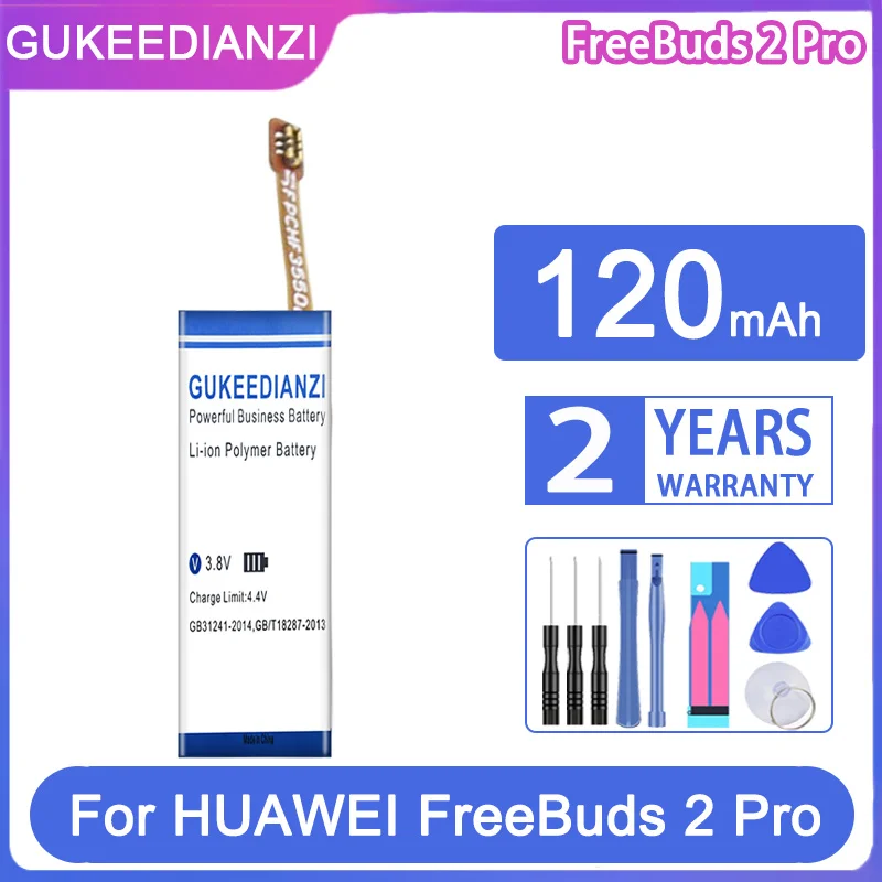 Аккумулятор GUKEEDIANZI HB512627ECW + 120 мАч/600 мАч для HUAWEI FreeBuds 2 Pro